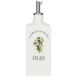 LA PORCELLANA BIANCA Ölgießer CONSERVA 15 x 6 cm Porzellan weiß