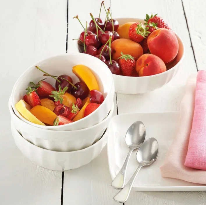 LA PORCELLANA BIANCA Schale PIEVE 22 cm Porzellan weiß