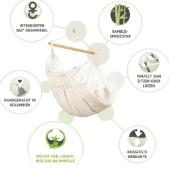 LA SIESTA Hängesessel Comfort HABANA Latte