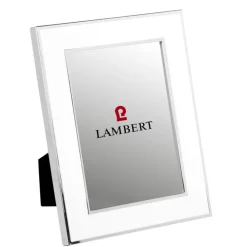 LAMBERT Bilderrahmen PORTLAND 13 x 18 cm silberfarbig /weiß