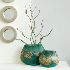 LAMBERT Vase TIZIAN 20,5 cm ocean multi