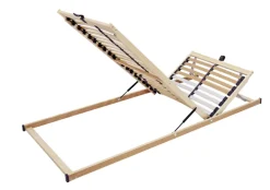 Lattenrost 90 x 200 cm braun/ grau