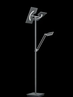 LED Deckenfluter mit Leselampe MATEO anthrazit