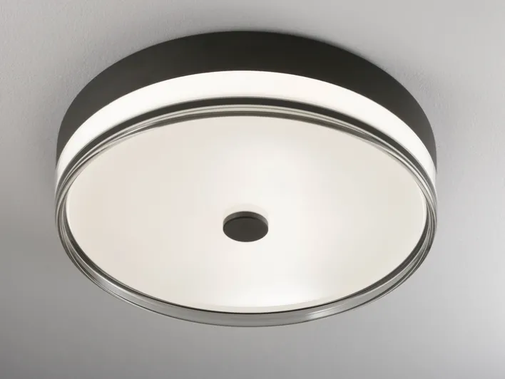 LED Deckenlampe SORANO 50 cm schwarz /chromfarbig