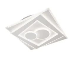 LED Deckenlampe STAIRS 53 x 53 cm weiß