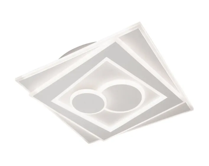 LED Deckenlampe STAIRS 53 x 53 cm weiß