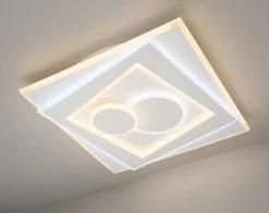 LED Deckenlampe STAIRS 53 x 53 cm weiß