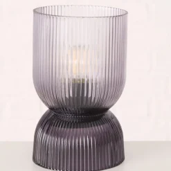 LED Dekolampe FIZA 19 cm grau