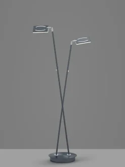 LED Stehlampe MATEO 2-flg anthrazit