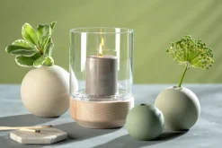 LEONARDO Keramikvase BOLLA 9 cm hellgrün