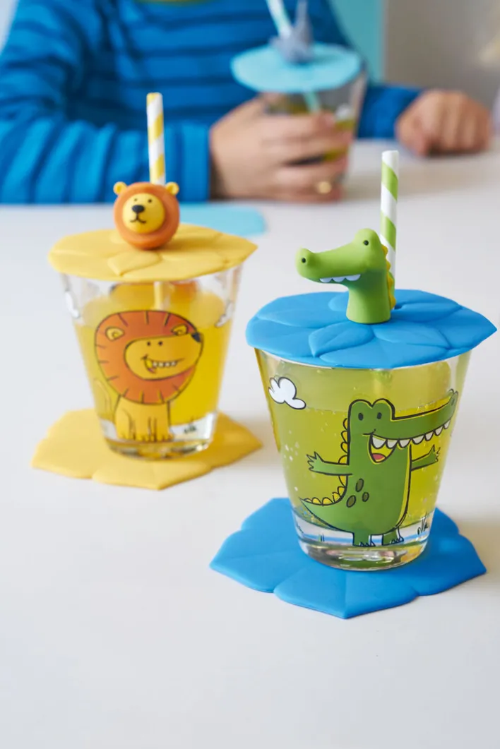 LEONARDO Kinder Trinkset BAMBINI KROKODIL 3-teilig