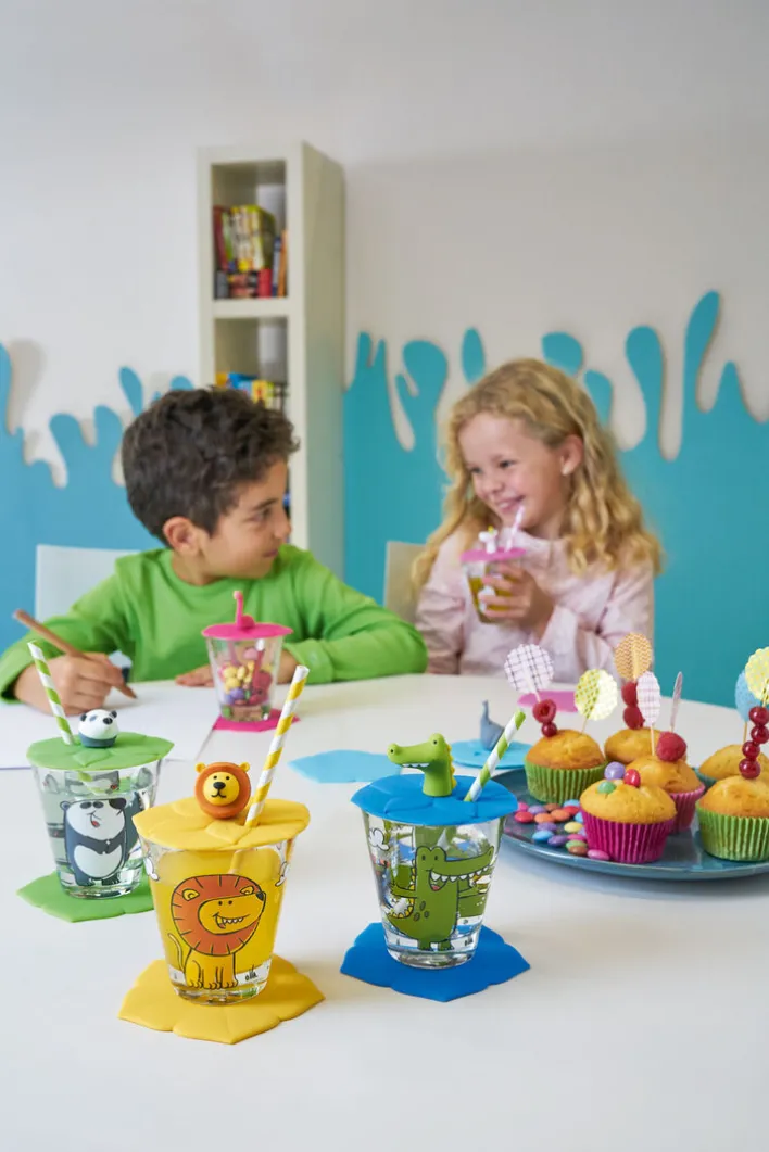 LEONARDO Kinder Trinkset BAMBINI KROKODIL 3-teilig