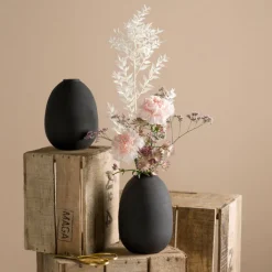 LEONARDO Vase 16,4 cm schwarz