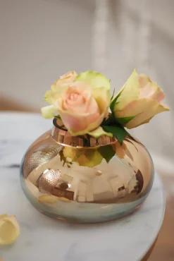 LEONARDO Vase POESIA 25 cm goldfarbig