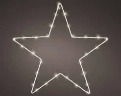 Lichtobjekt Micro LED Rahmen 35x35x35cm weiß