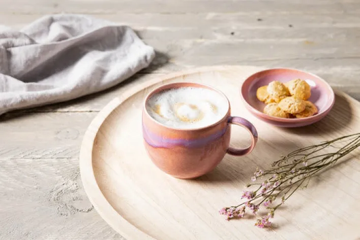 like. Kaffeebecher PERLEMOR CORAL rosa