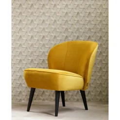 Loungesessel SARA ockergelb