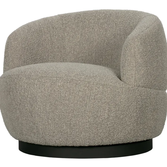 Loungesessel WOOLLY Bouclé naturel