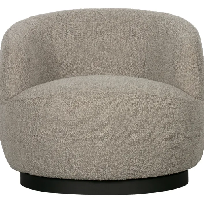 Loungesessel WOOLLY Bouclé naturel