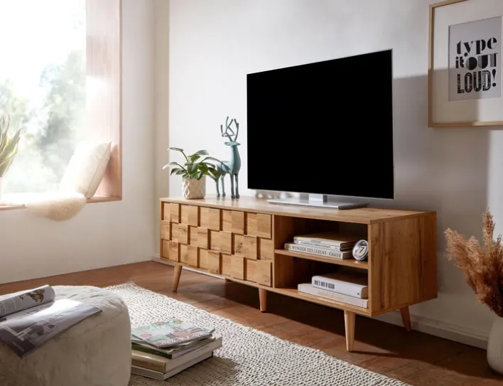 Lowboard 160 x 51 cm Eiche