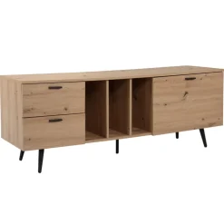 Lowboard 150 x 55 cm Eiche-Dekor