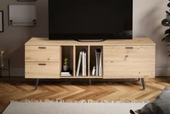 Lowboard 150 x 55 cm Eiche-Dekor