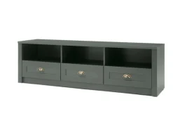 Lowboard ASCOT 158 x 47 cm grün/goldfarbig