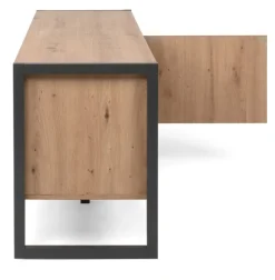 Lowboard DENVER 160 x 55 cm braun/ grau