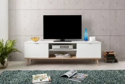 Lowboard GÖTEBORG 160 x 50 cm weiß