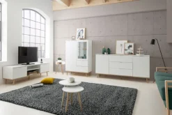 Lowboard GÖTEBORG 160 x 50 cm weiß