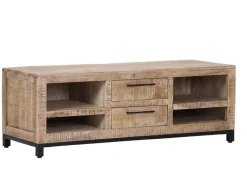 Lowoard CHASE 150 x 50 cm Mango massiv/schwarz