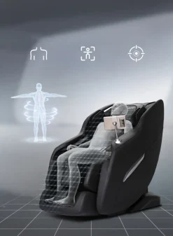 Massagesessel ANSGAR grau