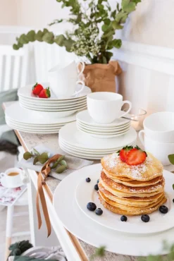 MAXWELL & WILLIAMS Suppenteller CASHMERE VILLA 6er Set weiß