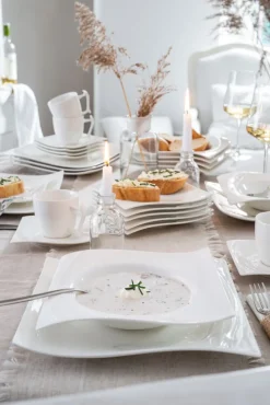 MAXWELL & WILLIAMS Teller eckig MOTION 27,5 cm weiß