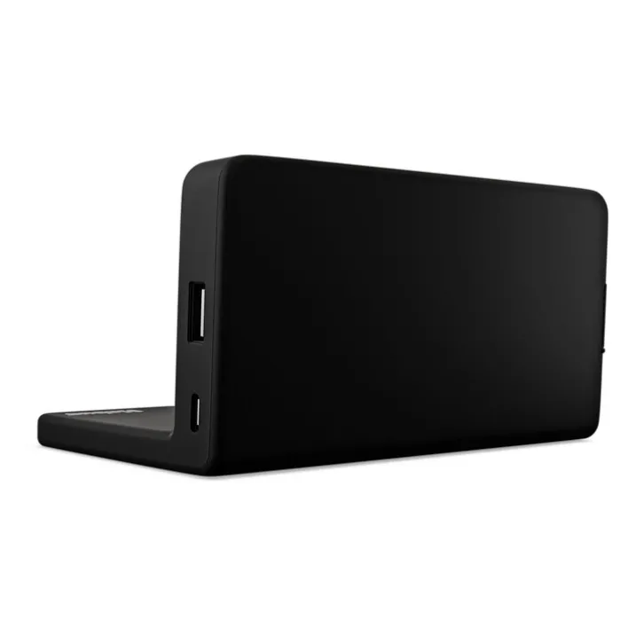 Mebus Digitalwecker mit Aufladefunktion schwarz