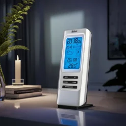 Mebus Funk Wetterstation silberfarbig