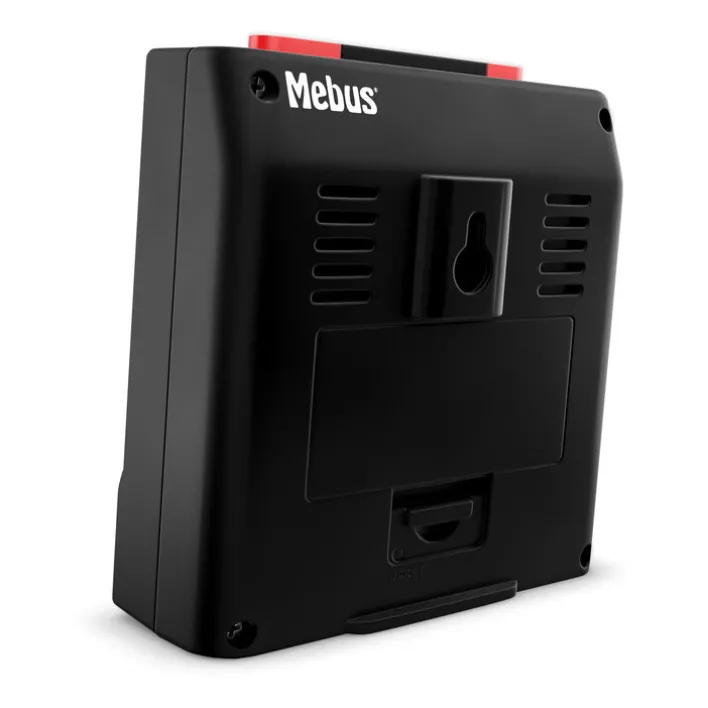 Mebus Funkwecker schwarz