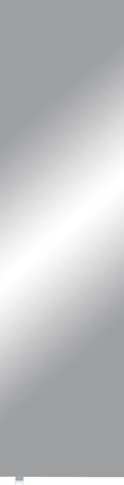 Mehrzweckschrank drehbar 50 x 195 cm Spiegelfront/weiß