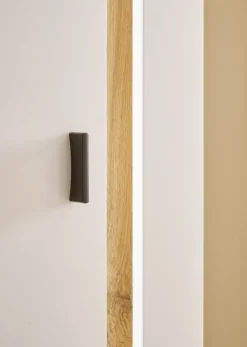 Mehrzweckschrank LONG ISLAND L weiß/ Eiche Wotan