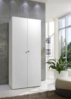 Mehrzweckschrank MULTIRAUMKONZEPT 80 x 185 cm weiß