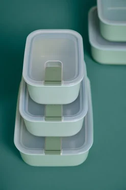 MEPAL Frischhaltedosen-Set EASYCLIP 3-teilig Nordic White Kunststoff