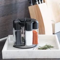 metaltex Gewürzständer SPICE-8 schwarz