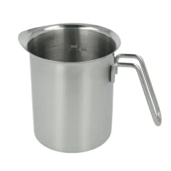 metaltex Milchkrug 700 ml silberfarbig