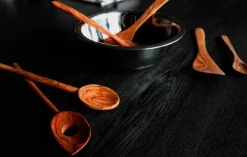 metaltex Pfannenwender OLIVO LINE 33,5 cm Olivenholz braun