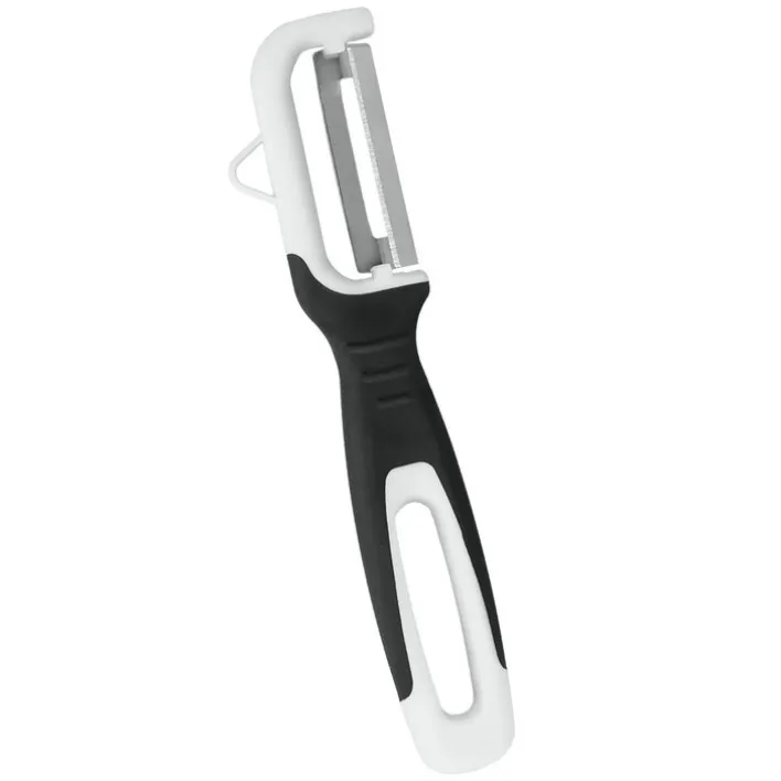 metaltex Sparschäler 16 cm schwarz/weiß