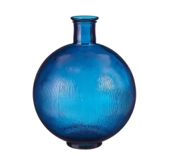 MICA DECORATIONS Vase FIRENZA 42 cm blau