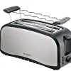 MICHELINO Toaster 4-Scheiben schwarz/ silberfarbig