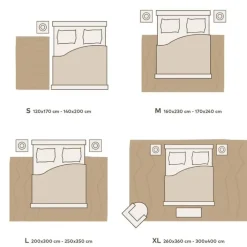 Moderner Teppich RECYCLE FLOKI 60 x 110 cm grün