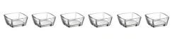 montana Schale :CARRE 6er Set 6,5 cm klarglas