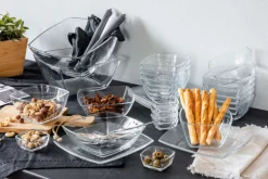 montana Schale :CARRE 6er Set 6,5 cm klarglas